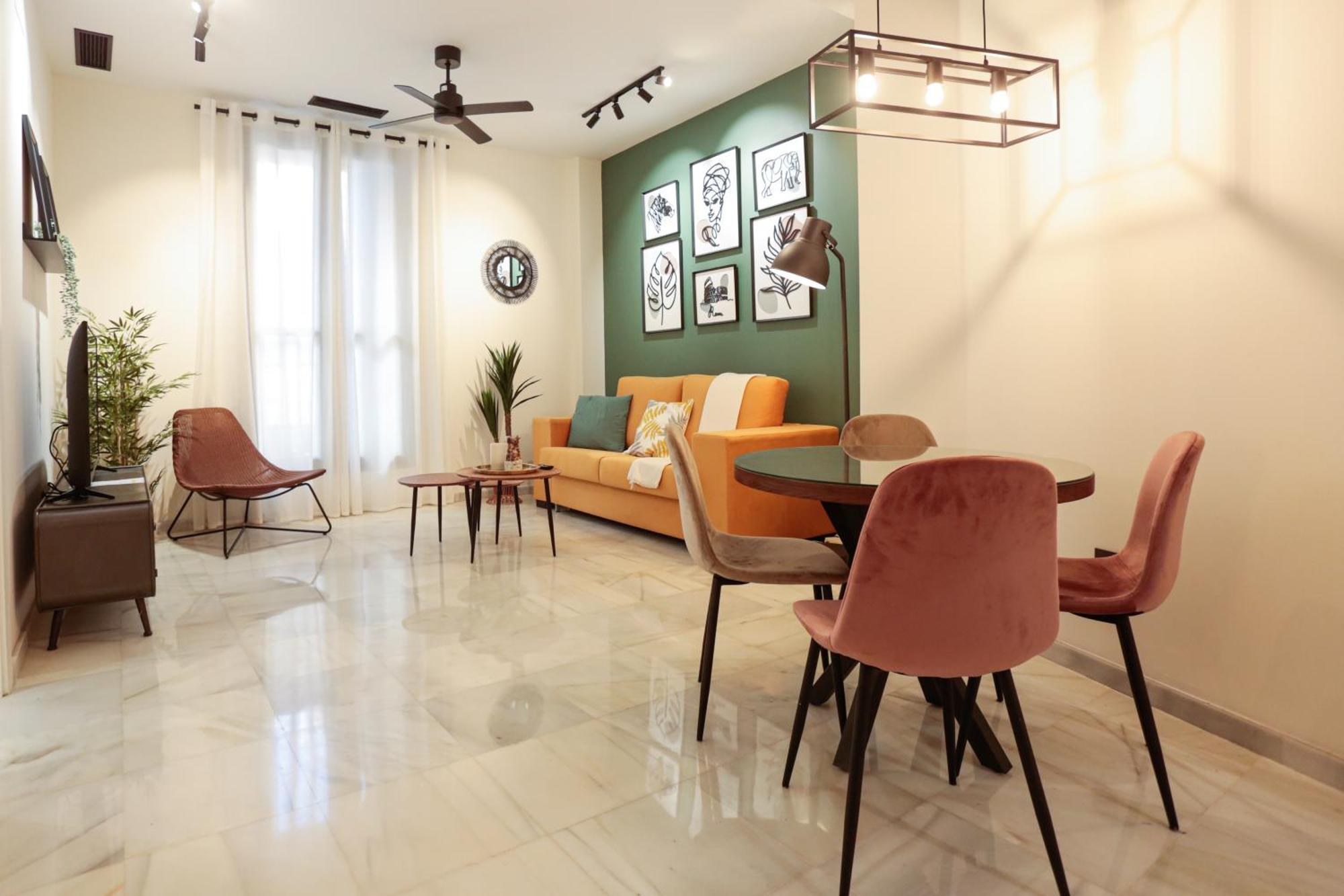 Monkeys Apartments Cervantes Sevilla Eksteriør billede